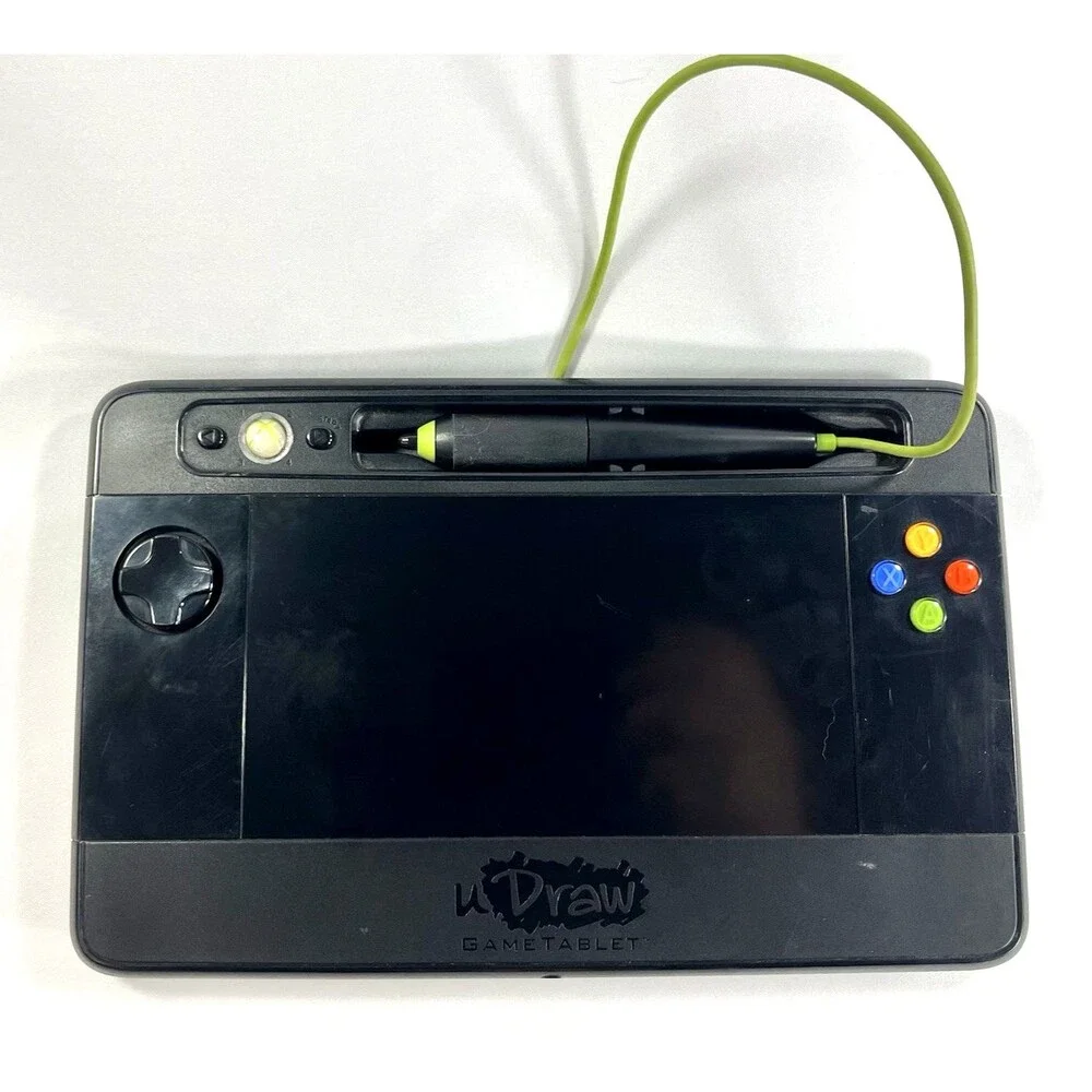 uDraw Xbox 360 Black Game Drawing Tablet #0100029 Only Tested Works